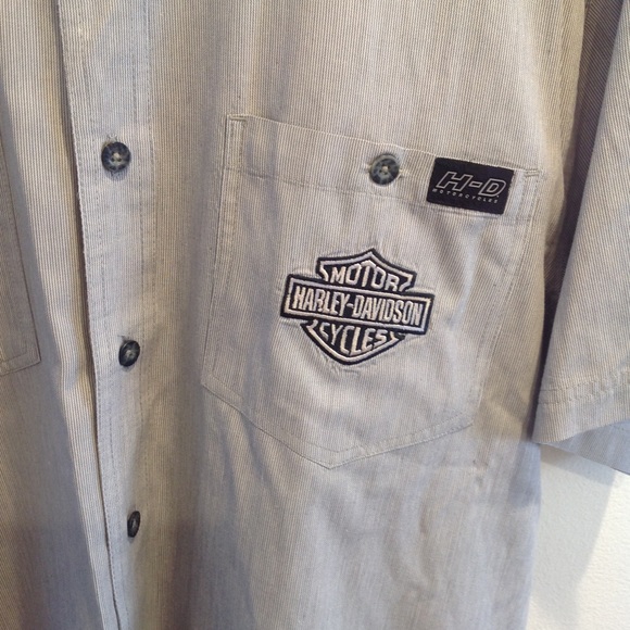 Harley Davidson button down shirt - Picture 2 of 3